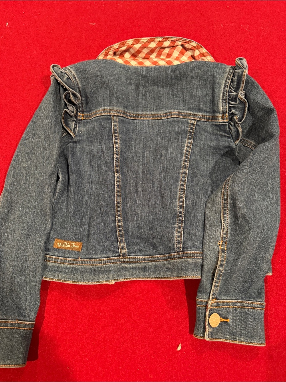 Matilda Jane Denim Ruffle Jacket - Blue - Picture 3 of 4